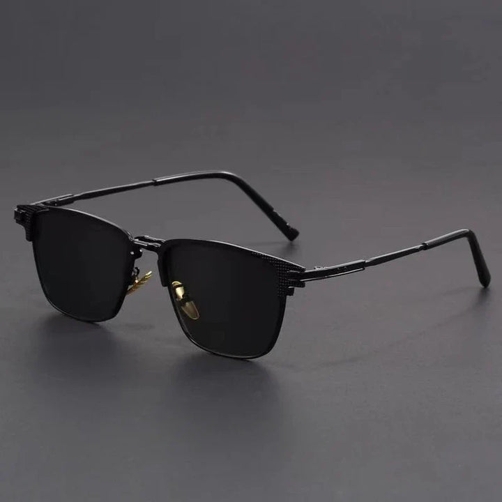 Metal Frame Sunglasses – UV400 Geometric Shades for Stylish Protection