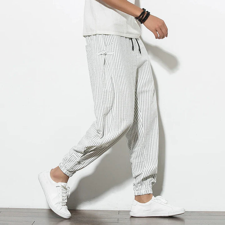 Men's Cotton Linen Pants-The Yellow Prime