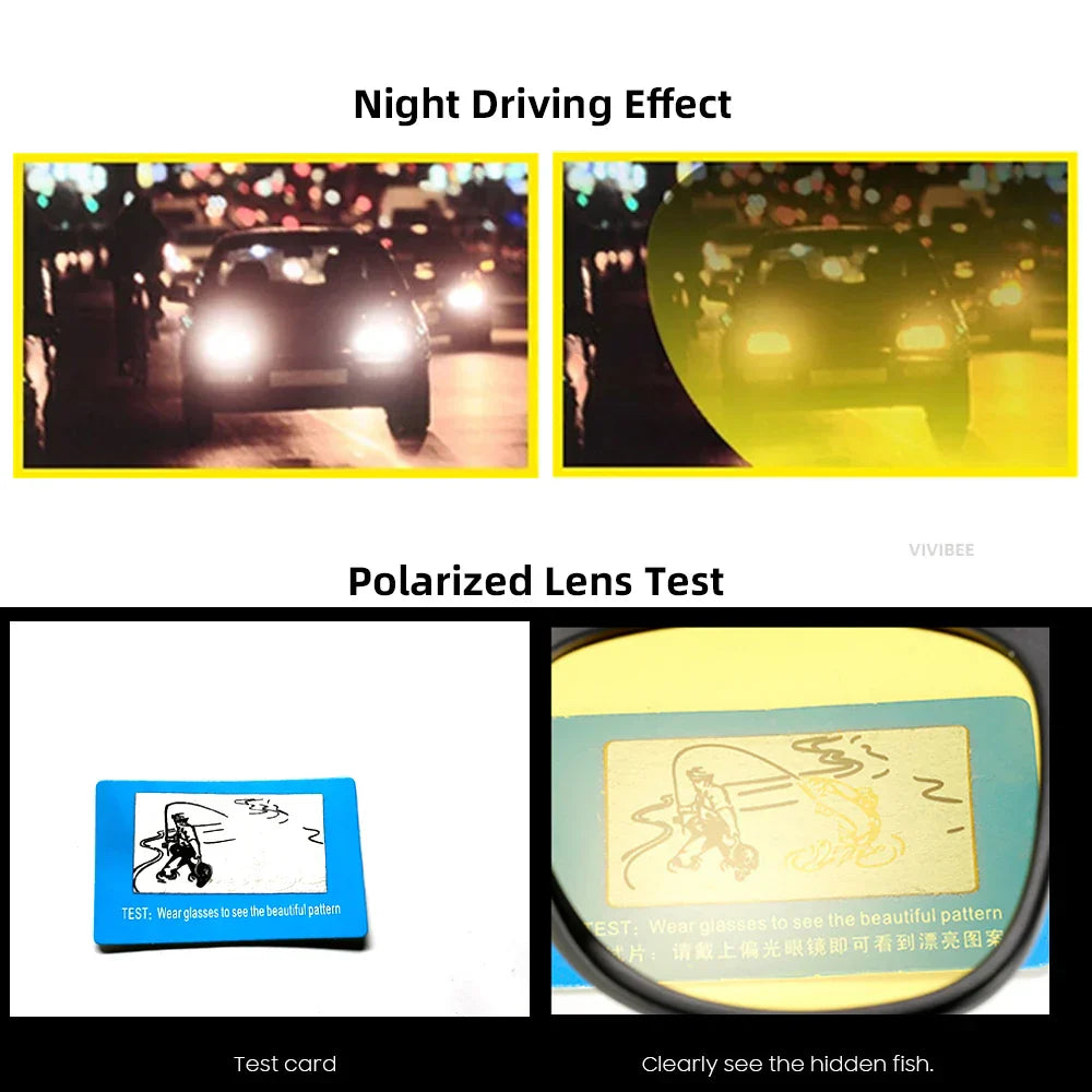 Polarized Night Vision Sunglasses with UV400 Protection for Driving-The Yellow Prime