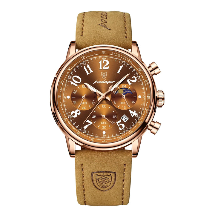 Men's Military Chronograph Watch with Waterproof Nylon Strap-The Yellow Prime