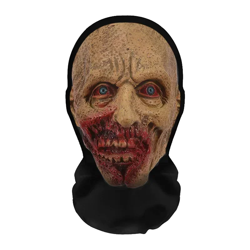 Halloweens morsomme cosplay-parykk- og maskesett for kreativ hodebekledning
