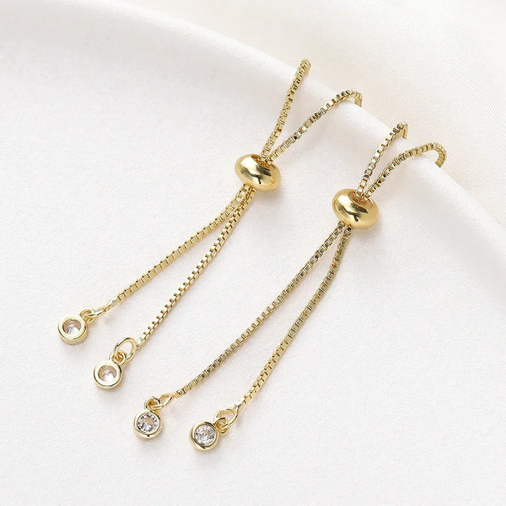 Women's Adjustable Slider Chains for DIY Bracelet Making-The Yellow Prime