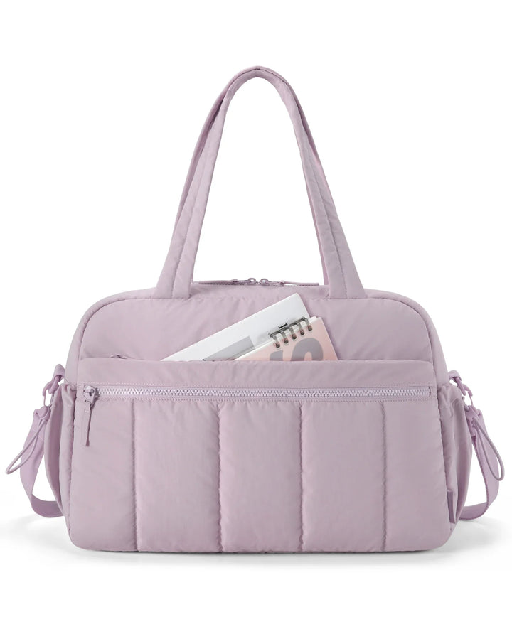 Women's Large Capacity Travel Duffel Bag with Shoulder Strap-The Yellow Prime