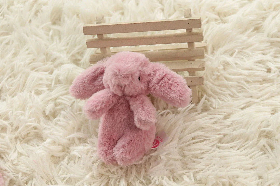 Women's Cute Bunny Plush Keychain Soft Bag Charm Gift-The Yellow Prime