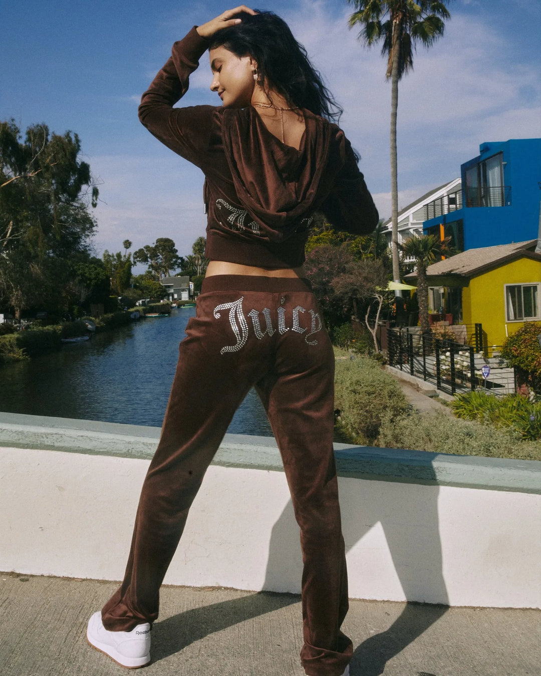 Women's Y2K Hooded Two-Piece Jogging Set for Fall and Winter-The Yellow Prime