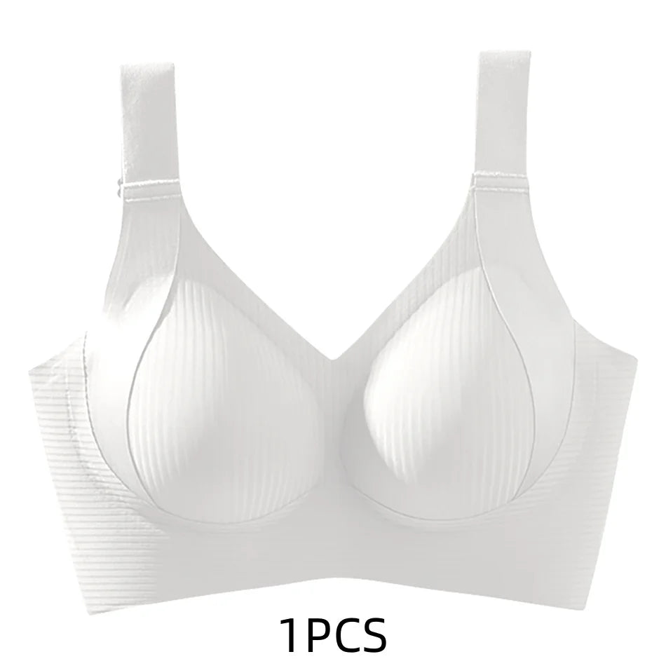 Women's Seamless Thin Style Bra, No Wires, Anti-Sagging Support-The Yellow Prime