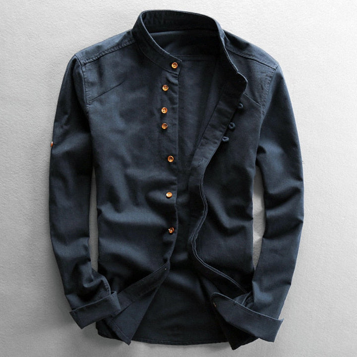Men's Japanese Style Katana Shirt-The Yellow Prime