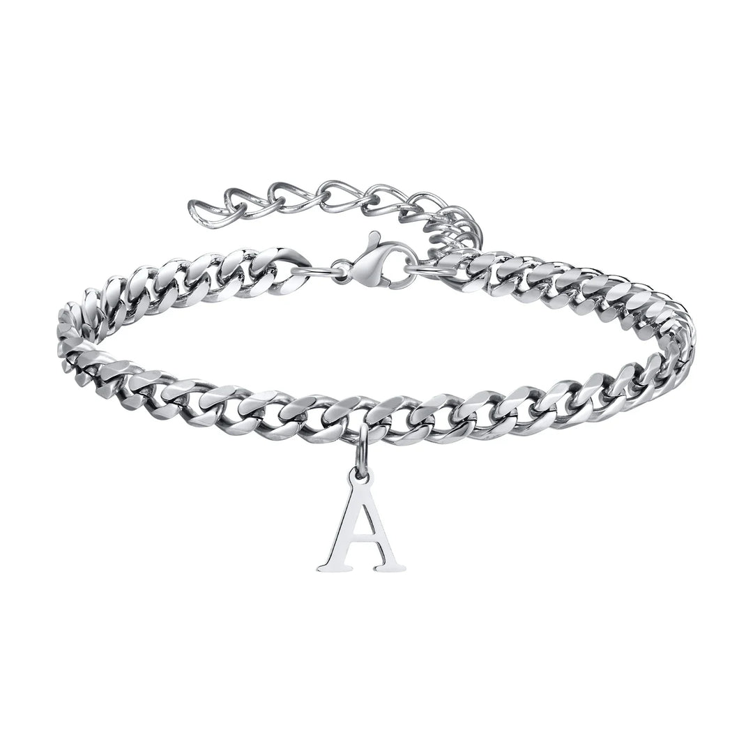 Women's Adjustable Stainless Steel Cuban Link Bracelet-The Yellow Prime
