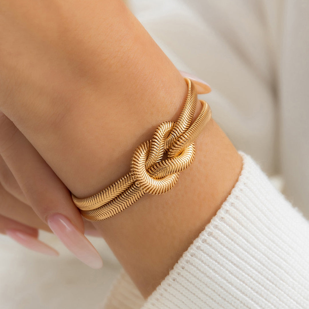 Sienna | Women's Elegant Knot Bracelet-The Yellow Prime