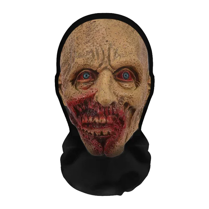 Halloweens morsomme cosplay-parykk- og maskesett for kreativ hodebekledning