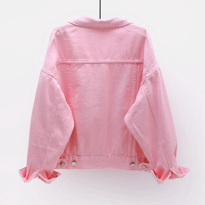 Aurelia | Women's Elegant Comfortable Pink Denim Jacket