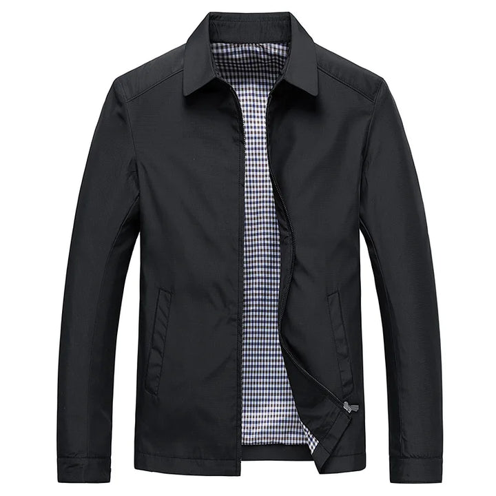 Men's Long Sleeve Collared Transitional Jacket