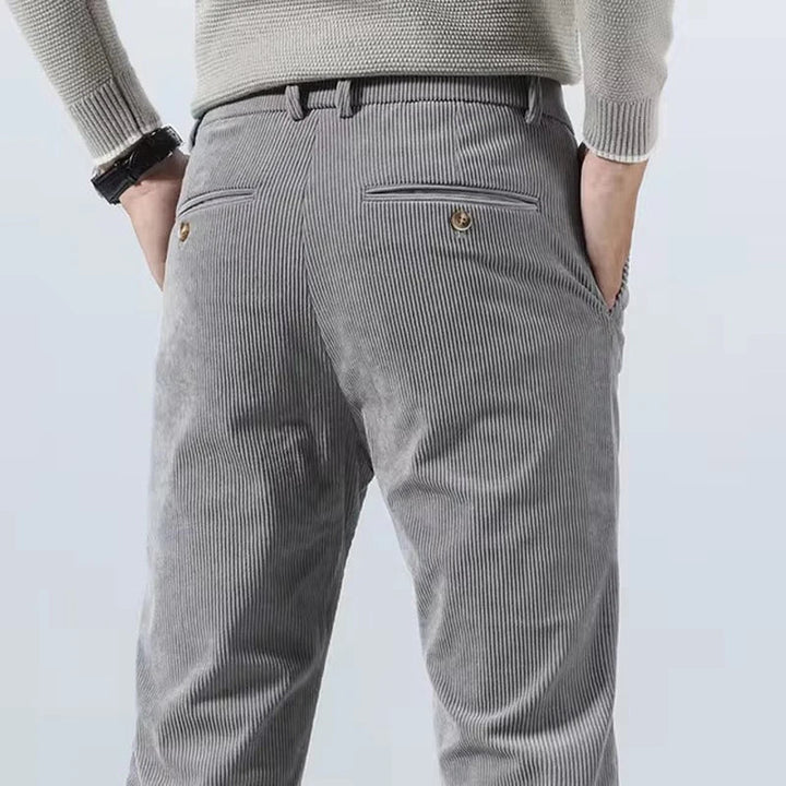 Men's Slim Fit Chino Pants – Tapered Dress Trousers