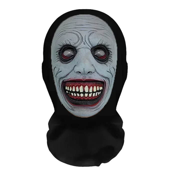 Halloweens morsomme cosplay-parykk- og maskesett for kreativ hodebekledning