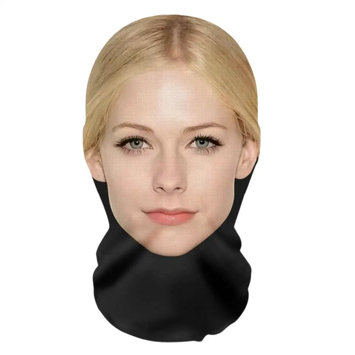 Halloweens morsomme 3D-printede heldekkende ansiktsmaske for kostymer og cosplay