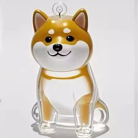 Women's Dog Hair Keepsake Keychain Clear Resin Pendant Charm-The Yellow Prime