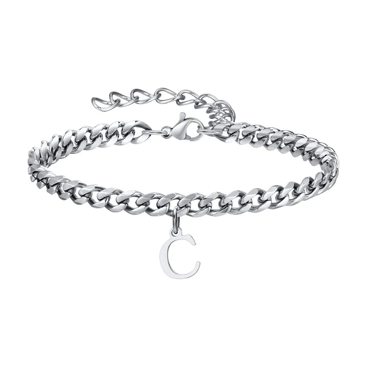 Women's Adjustable Stainless Steel Cuban Link Bracelet-The Yellow Prime