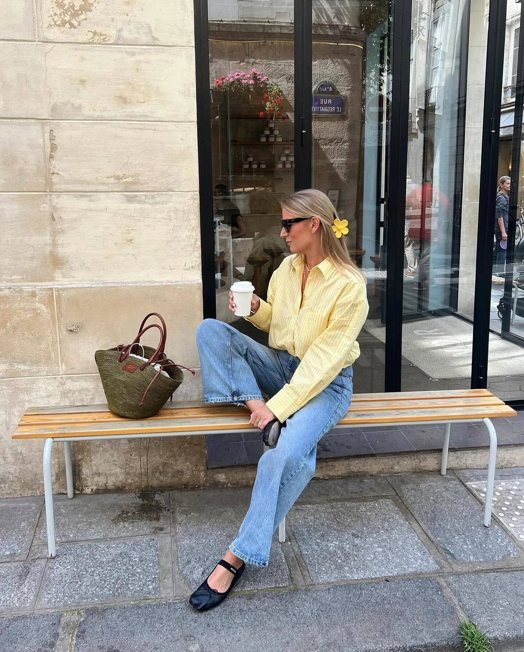 Emily | Women's Striped Blouse - Airy, Modern & Versatile Design-The Yellow Prime