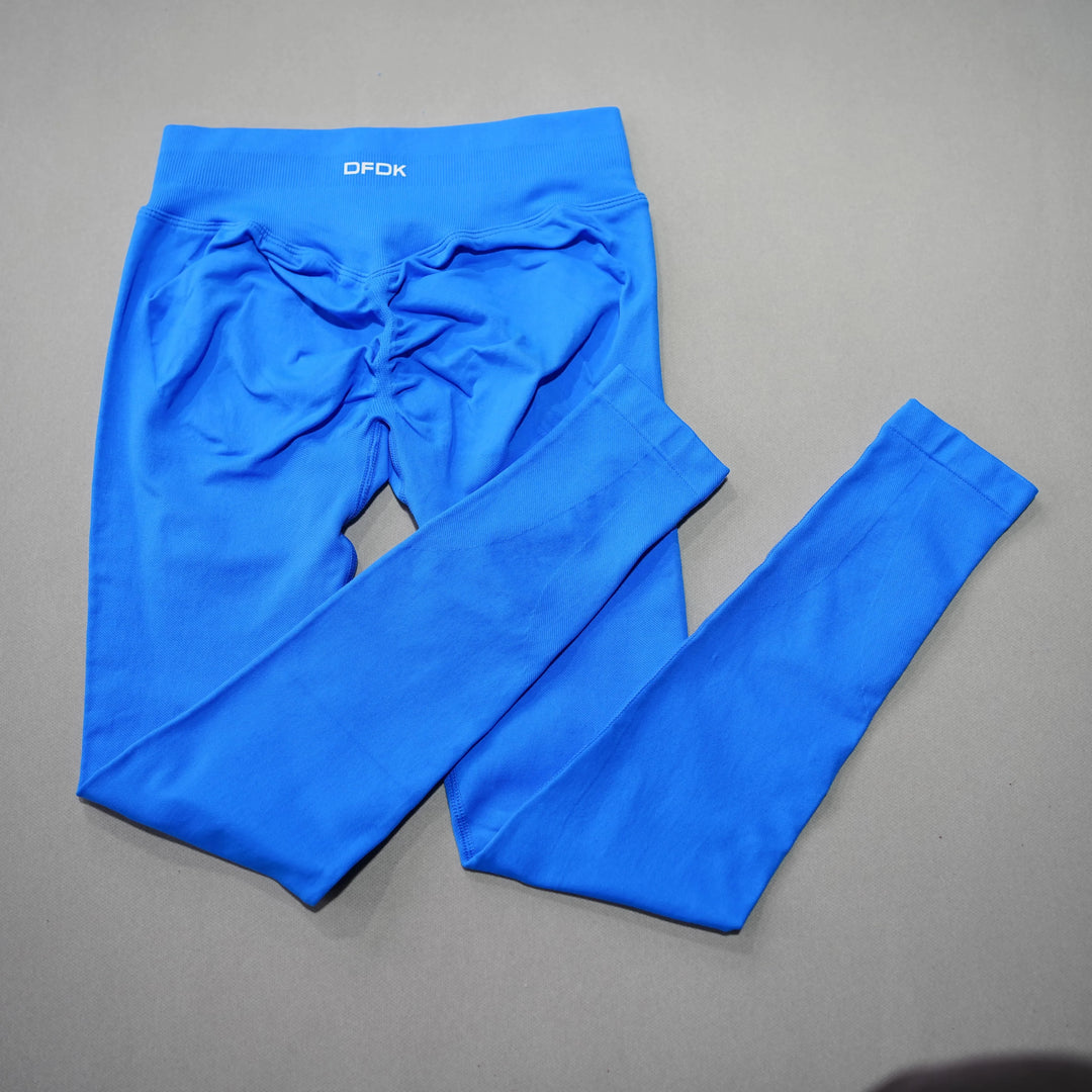 Nahtlose Yoga-Leggings mit hohem Bund und Bauchkontrolle für Damen