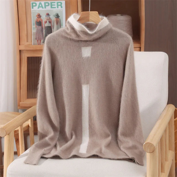 Elena | Women's Luxurious Mink Cashmere Sweater