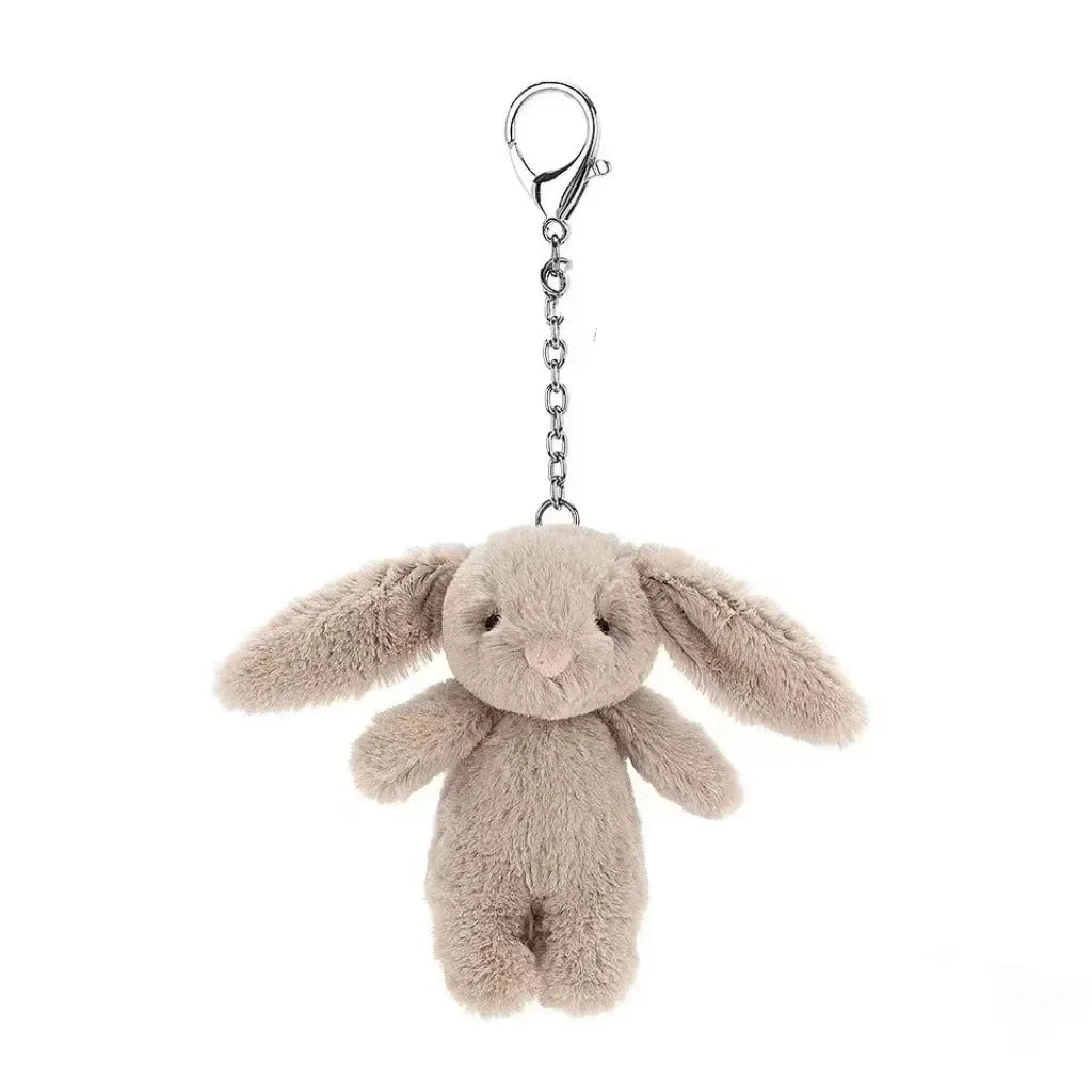 Women's Cute Bunny Plush Keychain Soft Bag Charm Gift-The Yellow Prime