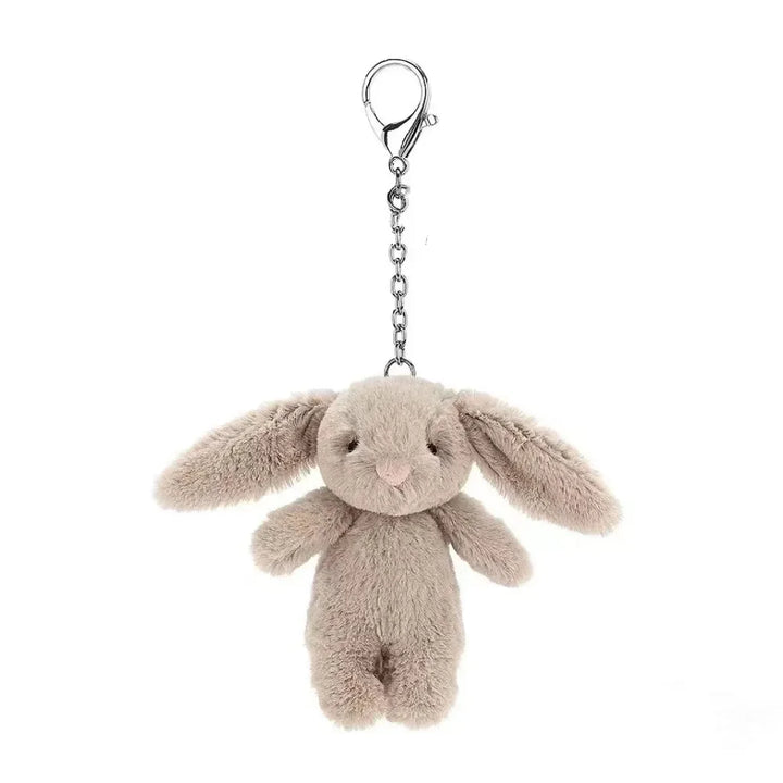 Women's Cute Bunny Plush Keychain Soft Bag Charm Gift-The Yellow Prime