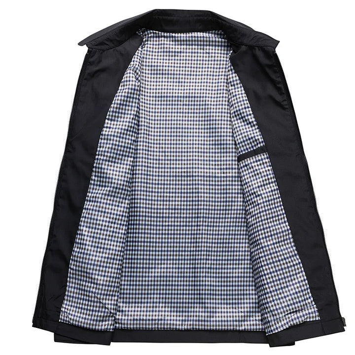 Men's Long Sleeve Collared Transitional Jacket