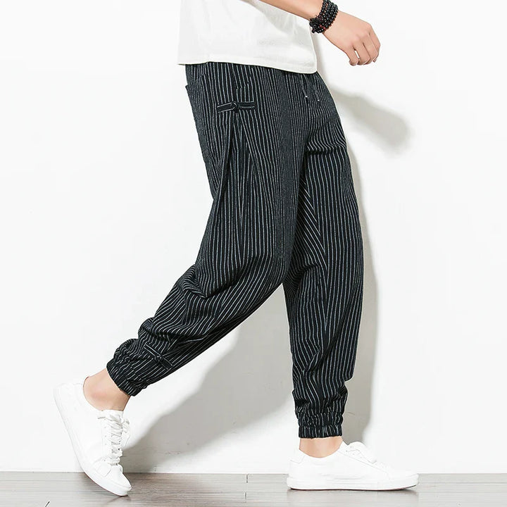 Men's Cotton Linen Pants-The Yellow Prime