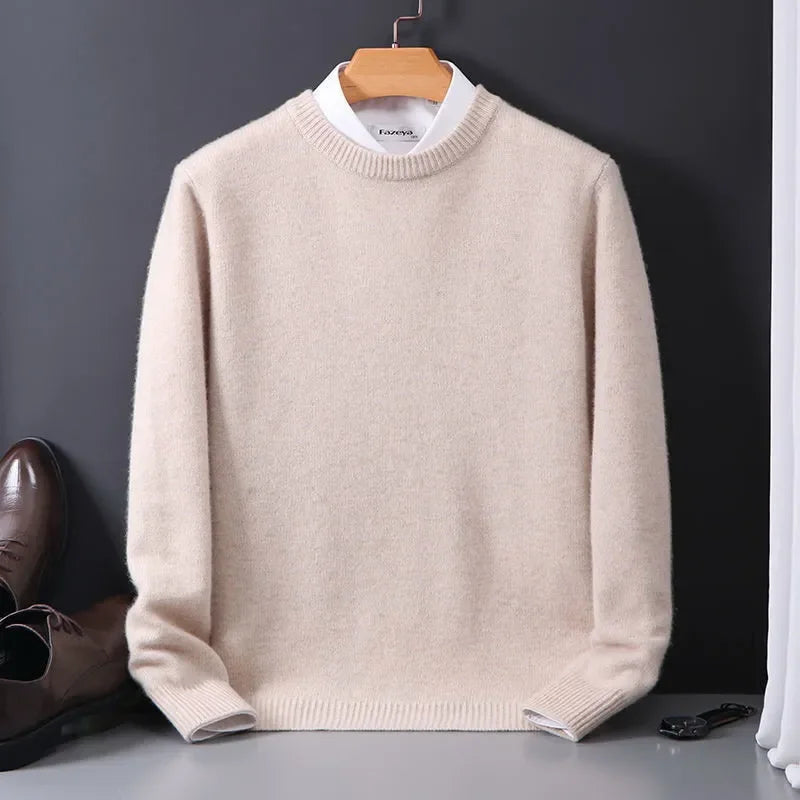 Cashmere Blend Sweater | Men's Soft Knit Pullover for Comfort