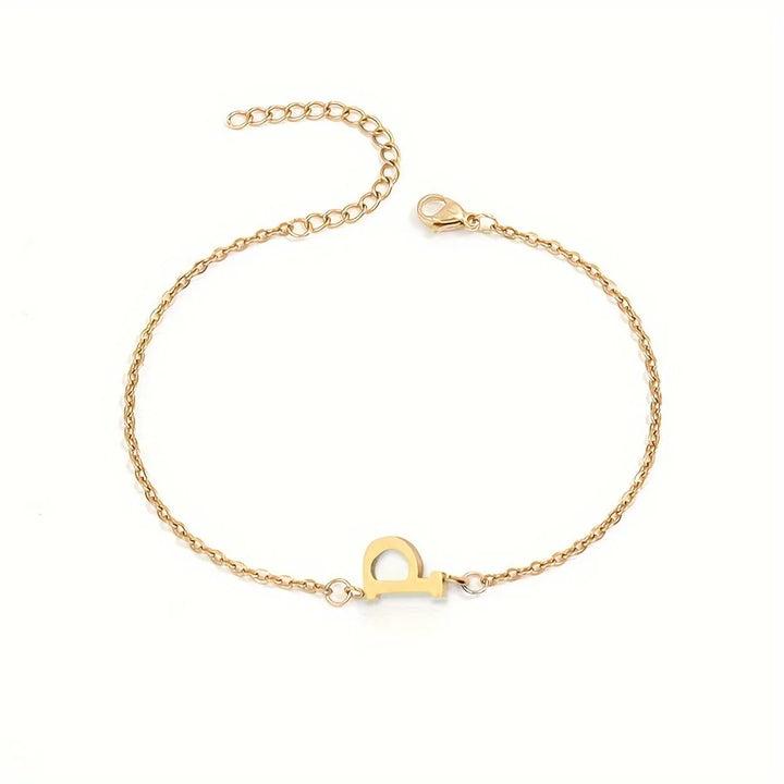 [Women's Minimalist Elegant Initial Letter Bead Bracelet]-The Yellow Prime