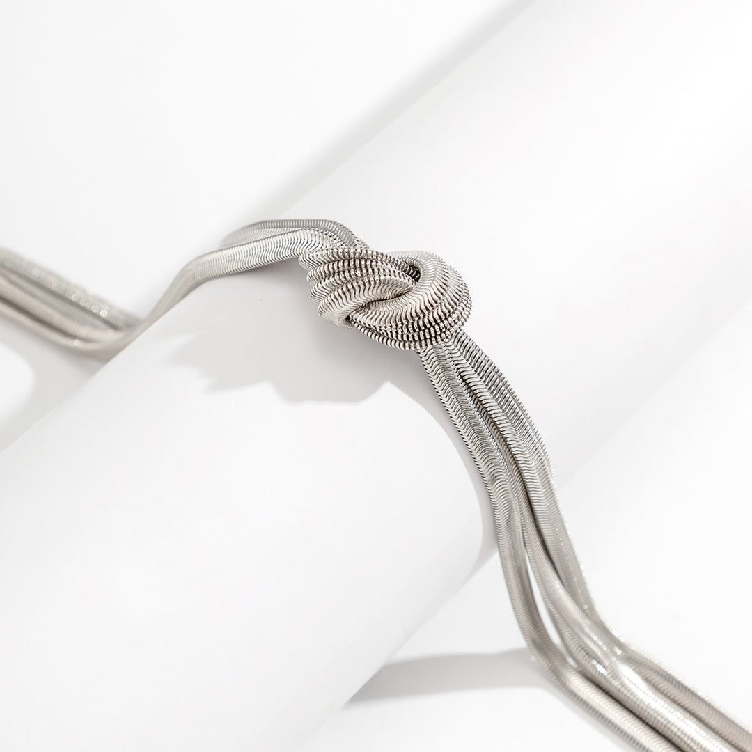 Eliana | Women's Trendy Elegant Knot Necklace-The Yellow Prime