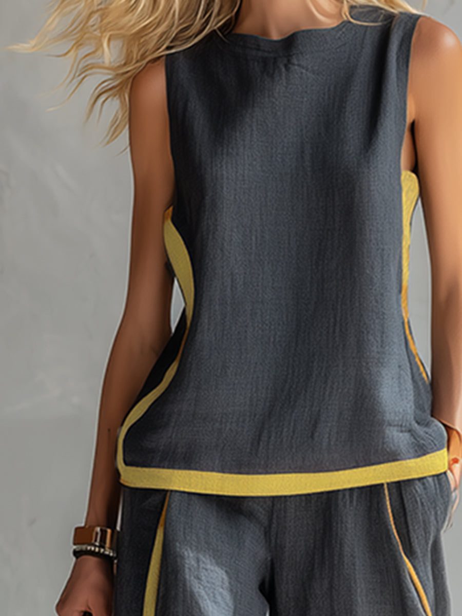 Shania | Women's Casual-Chic Two-Piece Outfit-The Yellow Prime