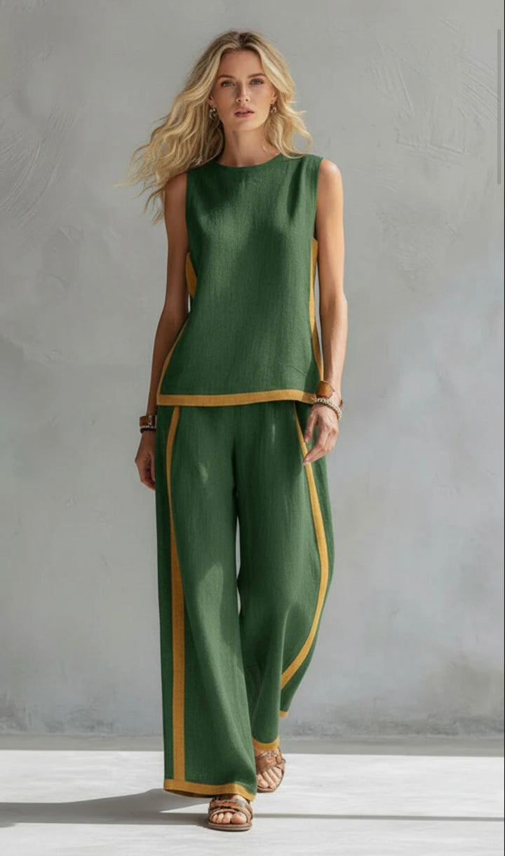 Shania | Women's Casual-Chic Two-Piece Outfit-The Yellow Prime