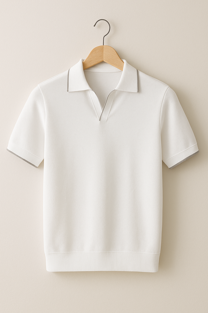 Colin | Men's Short Sleeve Knit Polo Shirt