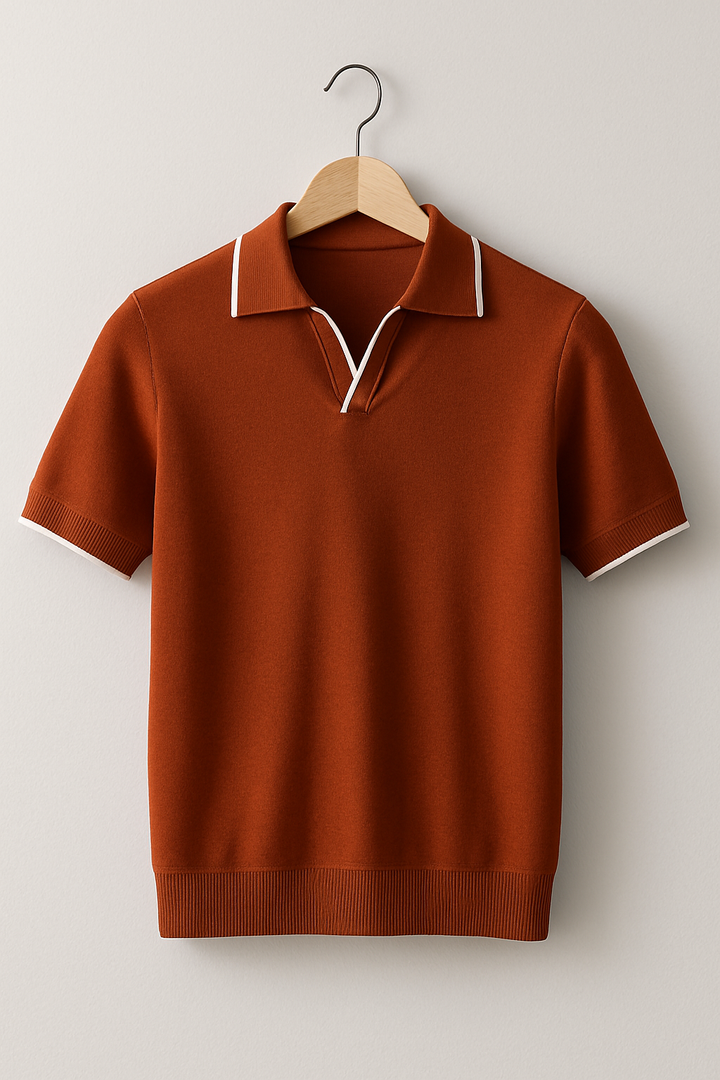 Colin | Men's Short Sleeve Knit Polo Shirt