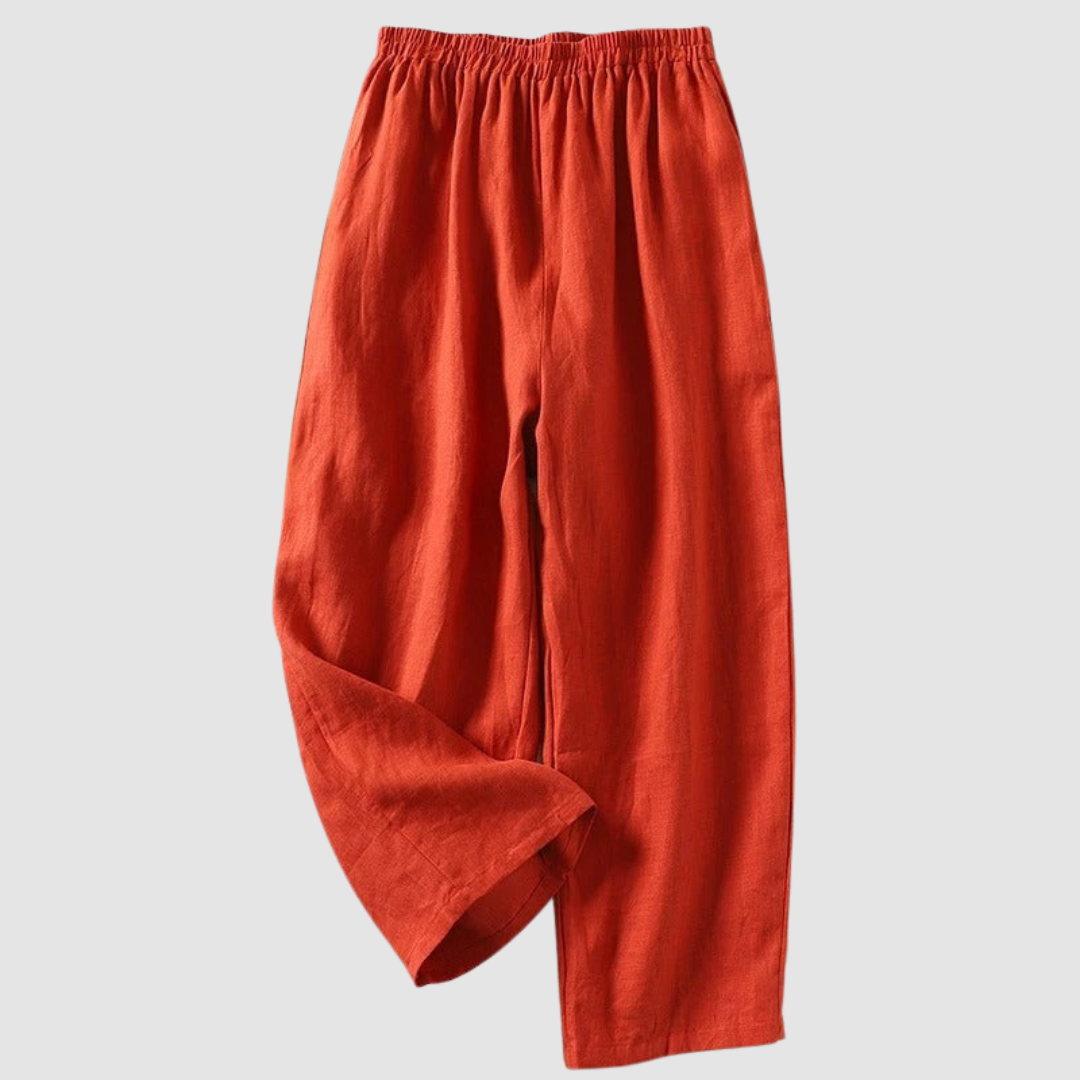 Sienna | Women's Linen Pants-The Yellow Prime