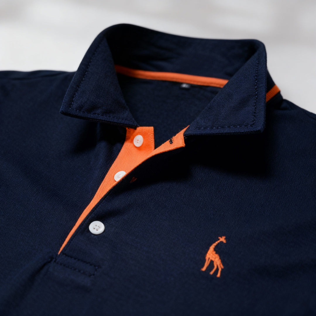 Men's Slim-Fit Casual Polo Shirt-The Yellow Prime