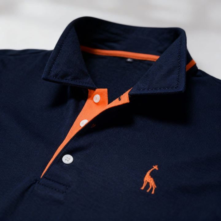 Men's Slim-Fit Casual Polo Shirt-The Yellow Prime