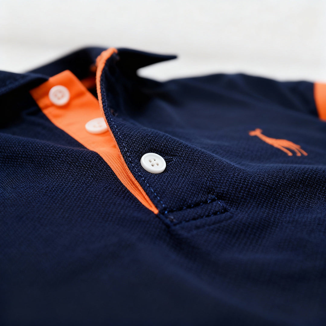 Men's Slim-Fit Casual Polo Shirt-The Yellow Prime