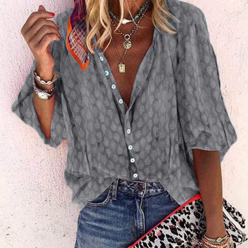 Sophie | Women's Elegant Summer Blouse for Stylish Looks-The Yellow Prime
