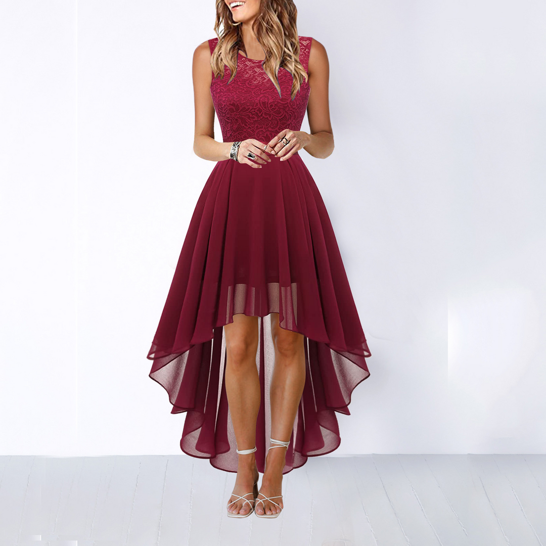 Diana | Women's Elegant Long Sleeve Wedding Guest Dress-The Yellow Prime
