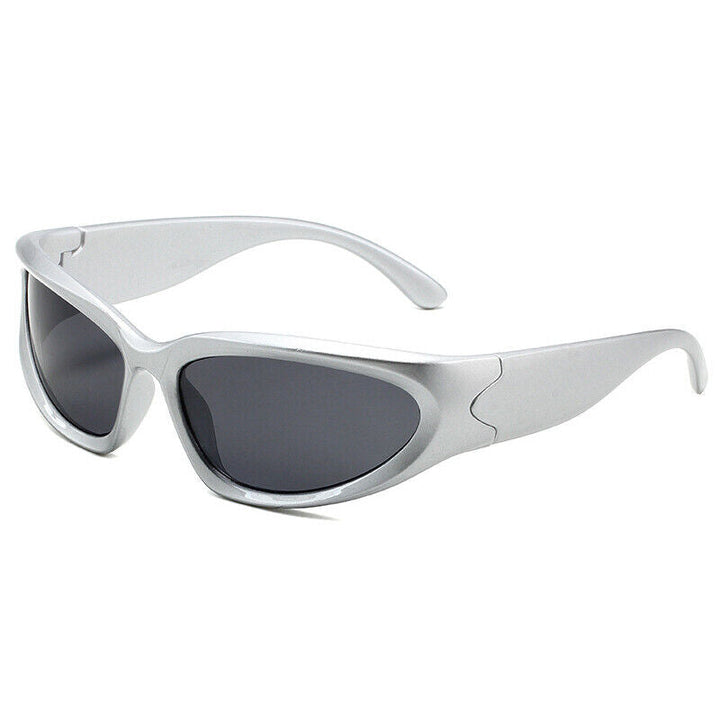 Men's Sporty Luxury Sunglasses – Rectangular Mirrored Lenses-The Yellow Prime