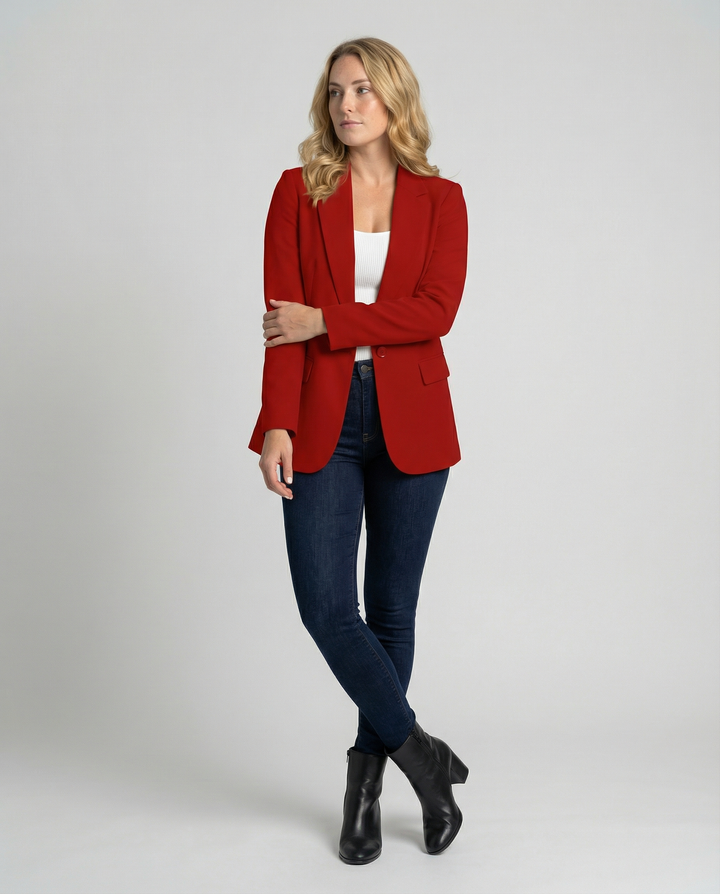 Women's Elegant Blazer with Perfect Fit & Versatile Style-The Yellow Prime