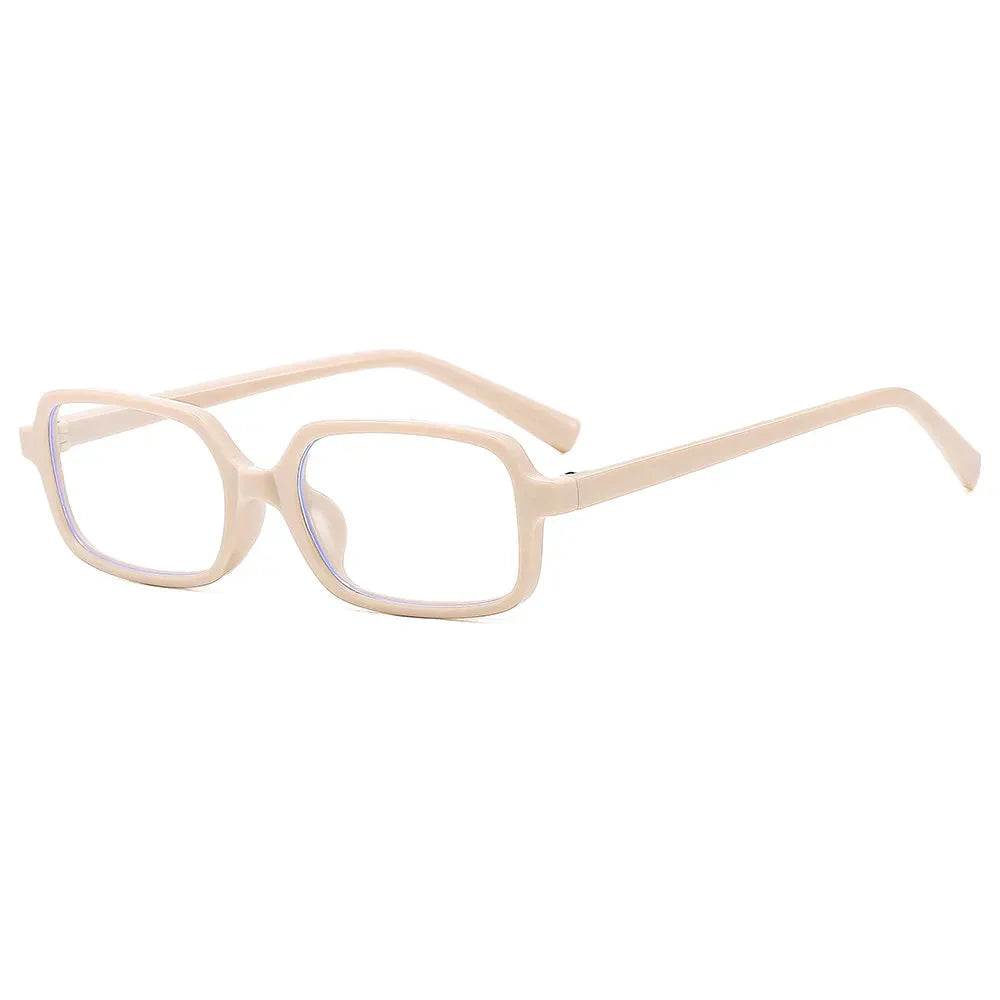 Women's Retro Rectangular Glasses – Breathable, Anti-Blue Light Design-The Yellow Prime