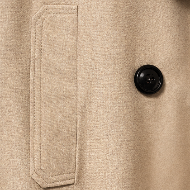 Women's Structured Cropped Coat with Pockets for Stylish Looks