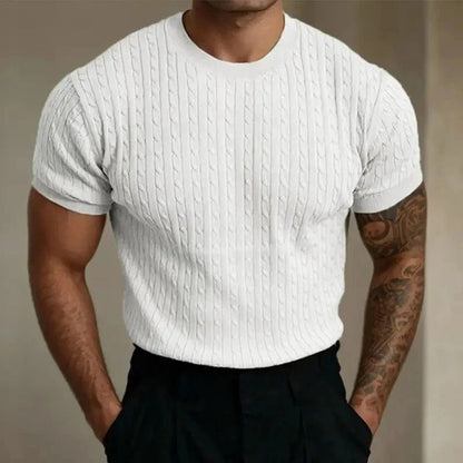 Stylish Knitted Summer Shirt for Men - Lightweight and Comfortable-The Yellow Prime