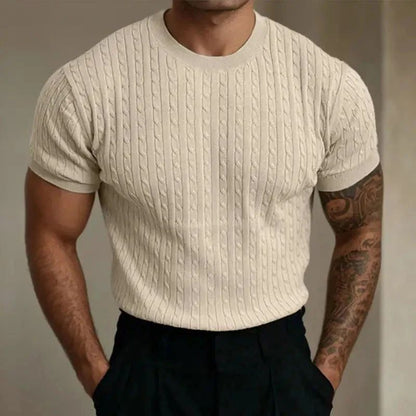 Stylish Knitted Summer Shirt for Men - Lightweight and Comfortable-The Yellow Prime