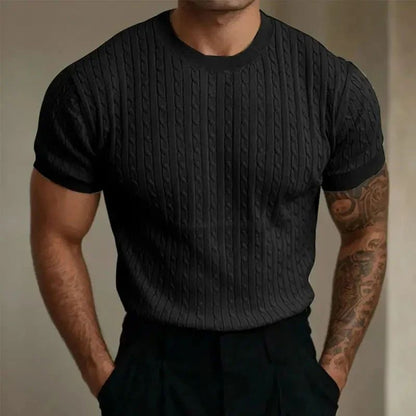 Stylish Knitted Summer Shirt for Men - Lightweight and Comfortable-The Yellow Prime