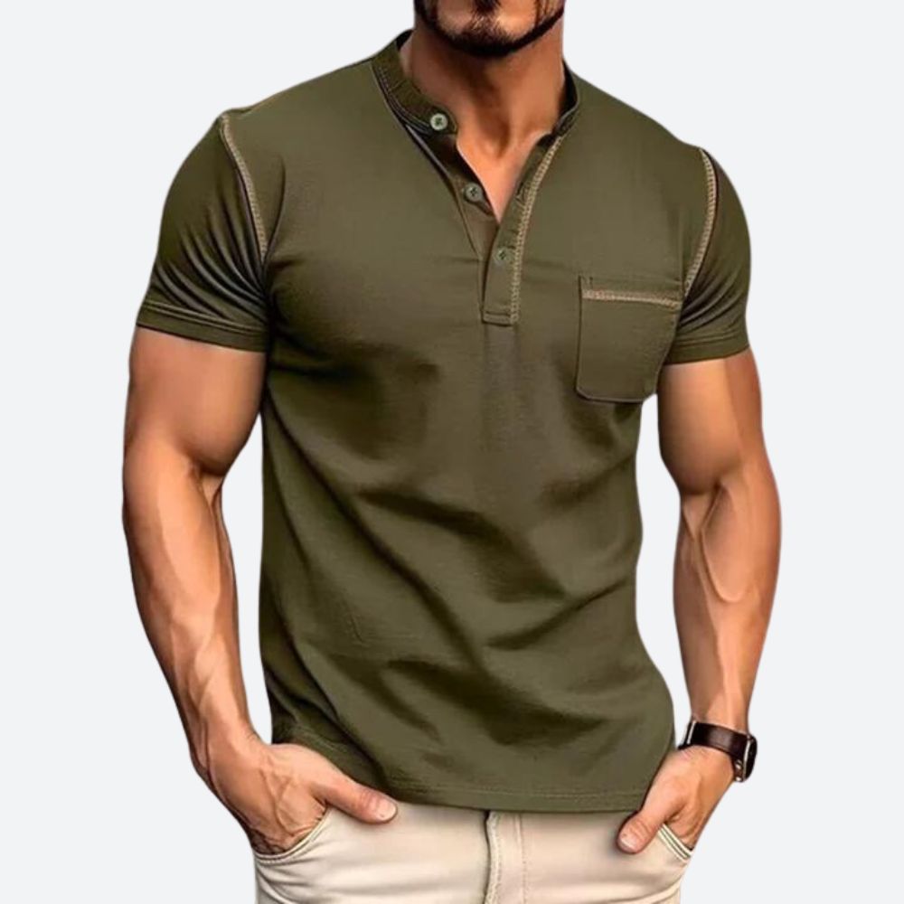 Stylish Summer Polo Shirt for Men - Casual and Comfortable-The Yellow Prime