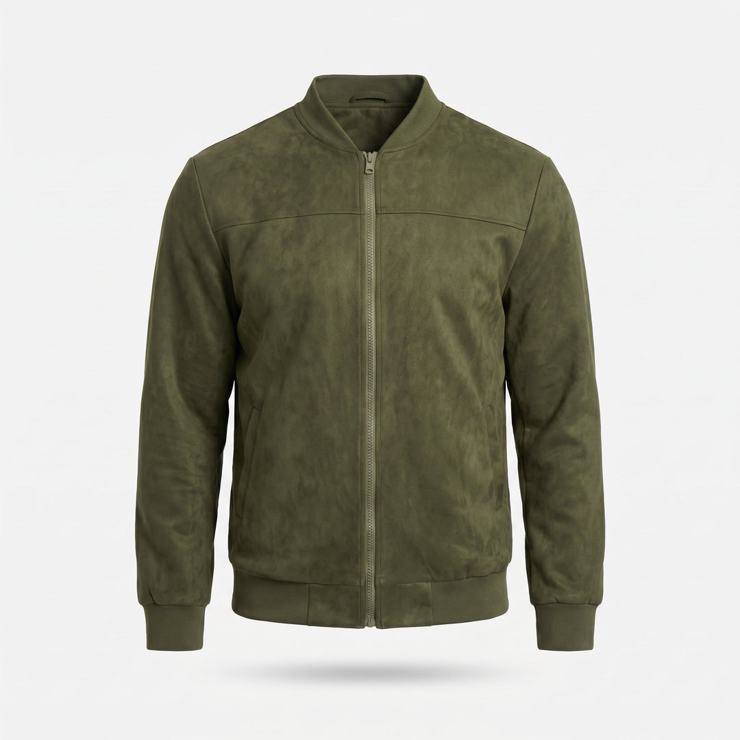 Men's Suede Jacket – Stylish Transitional Outerwear for All Seasons